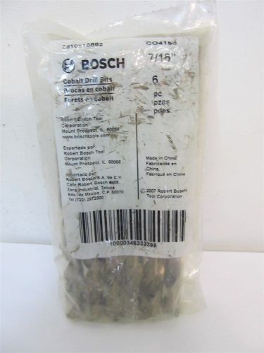Bosch c04155, 7/16&#034;, cobalt jobber length drill bits - 6 each for sale