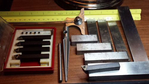 WORKING CUTTING DIE STARRETT MACHINEST BOAR CALIPERS TOOLS STEEL OTHER LOT NICE