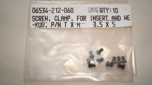 Torx Screw Clamp for Insert &amp; WE-KUB 06534-212-060 P/N TxM 3.5mm x 5mm