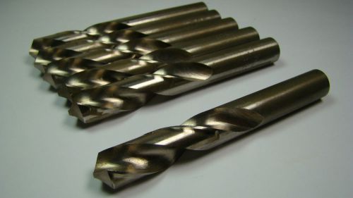 Ub screw machine drill bits 31/64&#034; 135 deg hss bright usa qty 6 [1694] for sale