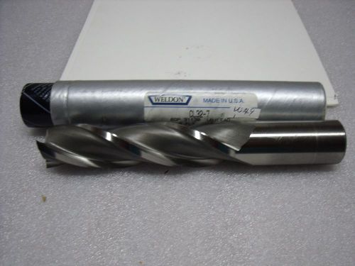 1&#034; x 1&#034; x 4” x 6-1/2&#034; 3 FL CL32-7 HSS Weldon Tool End Mill-W49