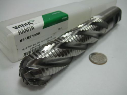 NEW HANITA 1&#034; COBALT ROUGHING MILLING CUTTING CNC M42 ROUGHER END MILL TOOL BIT