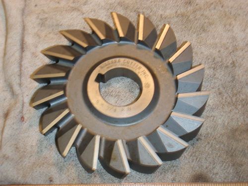 NIAGARA 5&#034; x 3/4&#034; x 1 1/4&#034; R.H. PARABOLIC TOOTH HALF Side Milling Cutter  HSS