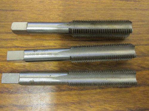 (3) CLEVELAND  1/2-20 NF GH3 HSS FOUR FLUTE TAPS (BOTTOM)