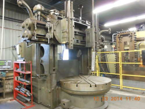 KING VERTICAL BORING MILL 72&#034;