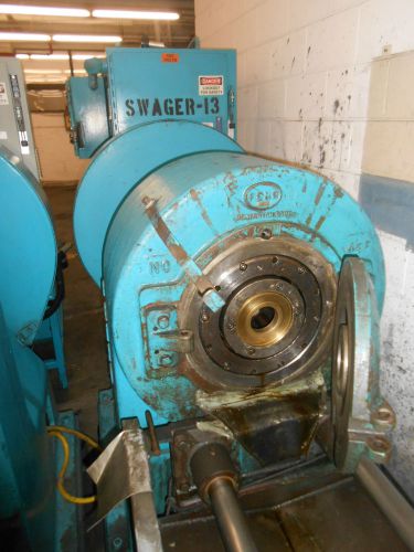 Fenn #4 1/2 F Rotary Swaging / Swager Machine W/Hydraulic Feed 2 1/4? Capacity!