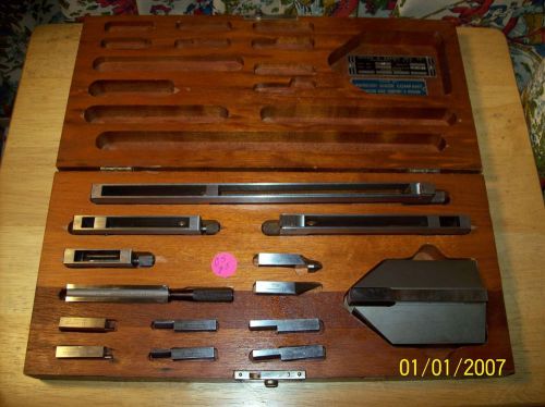 14-PC. COMPLETE C.E. JOHANSSON JO-BLOCK SNAP GAUGE SET - 1&#034;- 9&#034;. V.G.C.+