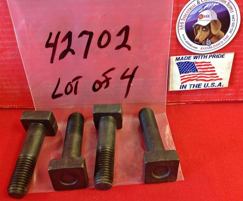 NOS Jergens 42702 Black Oxide T Bolts 3/4-10 x 3-1/2&#034;  Lot of 4 USA MADE