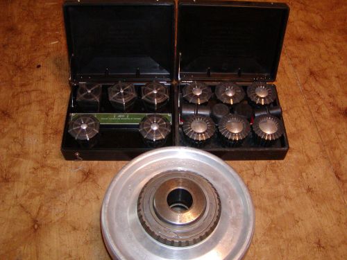 Jacobs rubber flex collet chuck &amp; collets for sale