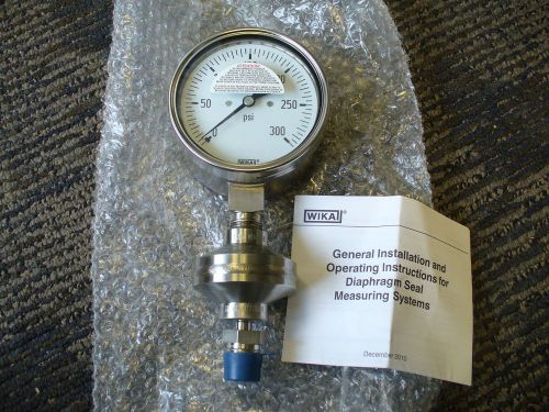 Wika Diaphragm Seals with Bourdon Tube Dry Case Pressure Gauge