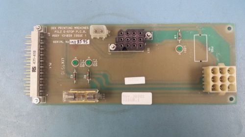 DEK PILZ E-Stop PCB 131039