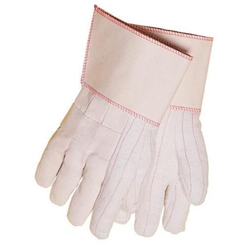 Tillman large 1625 hot mill burlap lined 4&#034; gauntlet cuff hot mill glove pkg=12 for sale