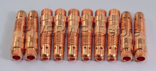 406488 TIG Collet Body 5/32&#034; &amp; 4.0mm Fit TIG Welding Torch SR WP 17 18 26 10PK