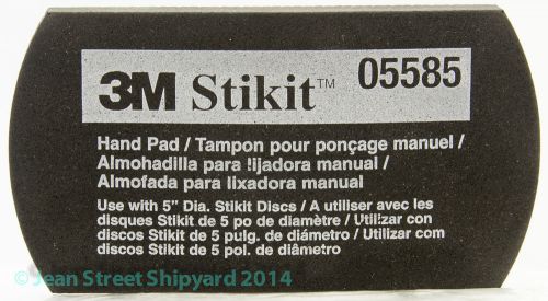 3M Stikit 05585 WET DRY SANDING HAND PAD SHAPING PAD NEW