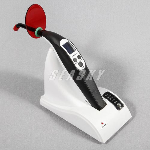 Dental cordless led curing lamp light fiber optic tip light guide t2 dentist use for sale