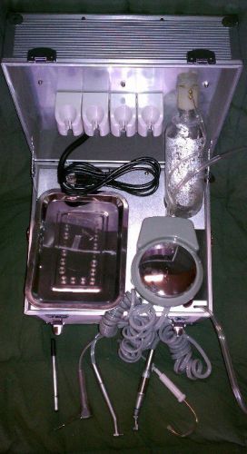 HYGIENIST DENTAL PORTABLE UNIT WITH UPGRADED SUCTION/&amp; SONIX SCALER HANDPIECE