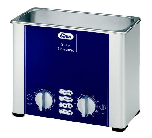 NEW ! Elma Sonic S10H 0.25 Gal Ultrasonic Cleaner, Digital+Timer+Heat+Degassing