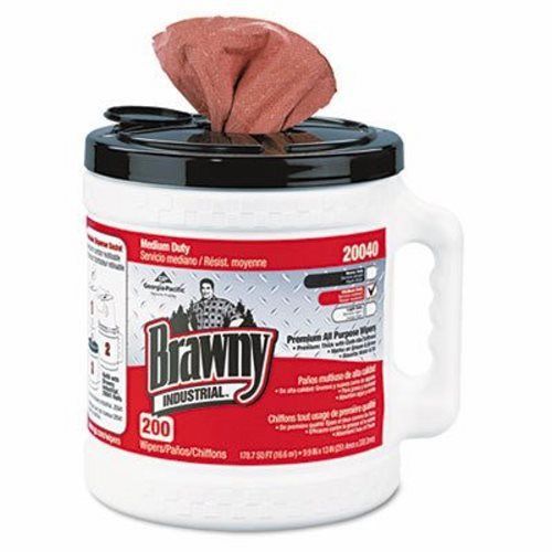 Brawny Industrial Premium All-Purpose Dry Wipes, 10 x 13, 400 Wipes (GPC20040)