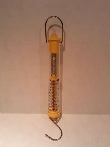 BRAND NEW 50N / 5000g 5kg Tubular Spring Scale / Balance - Dual Newtons &amp; Grams