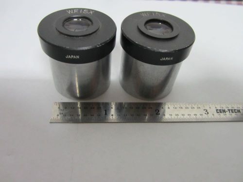 LOT 2 EA WF15X MICROSCOPE EYEPIECE OPTICS BIN#N2-05