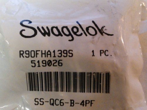 Swagelok stainless steel sanitary quick connect-3/8&#034;-1/4&#034; female~ss-qc6-b-4pf for sale