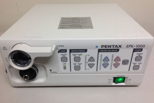 Pentax EPK 1000 Light Source Processor Video Endoscopy System - Great Condition!