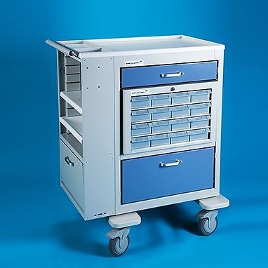 Dual-Sided Medication Cart