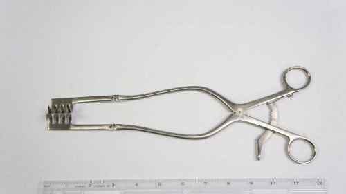 Alan Scott Beckmann-Adson Laminectomy Retractor 4x4 Sharp 12in