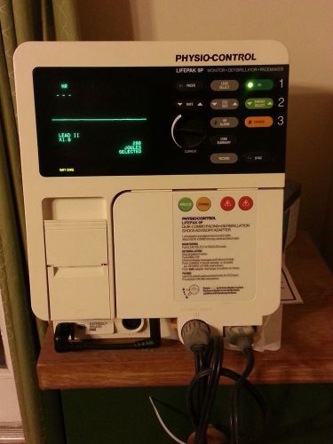 Physio Control, LifePak 9P Monitor w/ Quik-Combo Pacing adapter 805460-16