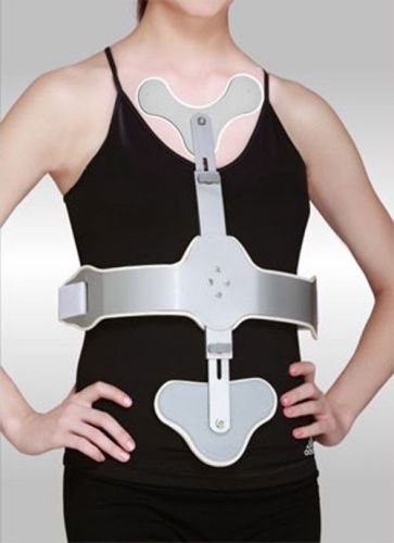 Ash Hyper Extension Brace,V-Shaped Pectoral Pads Prevent Pressure on the Sternum