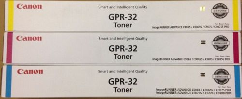 Canon GPR 32 Imagerunner Advance C9065 Pro / C9075 Pro CYM TONER SET of 3