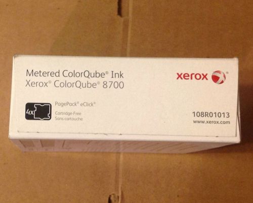 Xerox Metered ColorQube Ink 8700 Series 108R01013 Black Brand New Factory Sealed