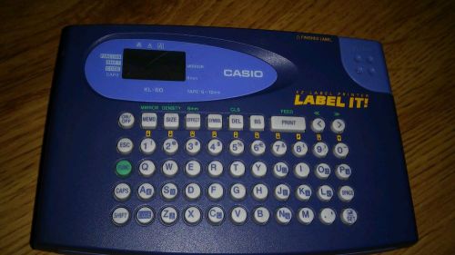 CASIO EZ-LABEL PRINTER LABEL IT! KL-60-L