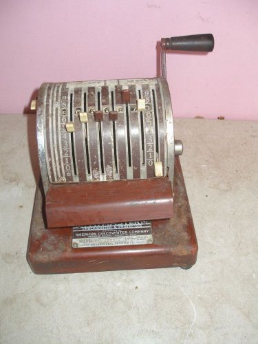 Vintage Paymaster  Ribbon Check Writer Dollar Money Cents