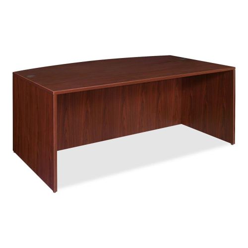 Lorell LLR69370 Essentials Series Mahogany Laminate Desking