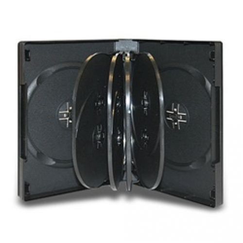 50 Black 10 Disc DVD Cases