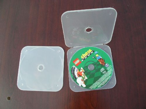 200 original dering discsaver poly cd/dvd cases discsaver, made in usa for sale