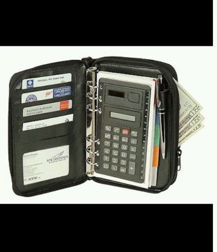 Personal Planner Organizer Notepad Jotter W/ Calculator, Phone &amp; Card Pockets