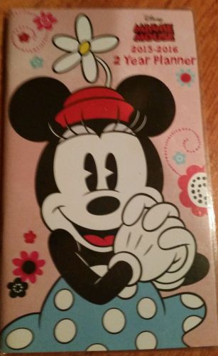 NEW 2015 2016 Disney ?o? MINNIE MOUSE ?o? 2 year Planner Calendar DateBook