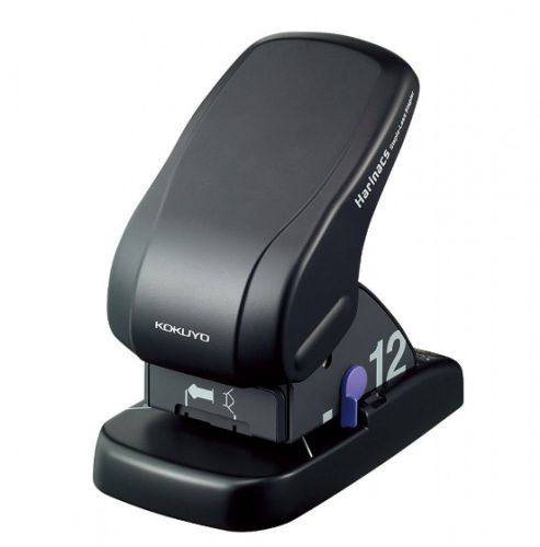 KOKUYO STAPLE-LESS STAPLER Harinacs / for 12 papers Black SLN-MS112D From Japan