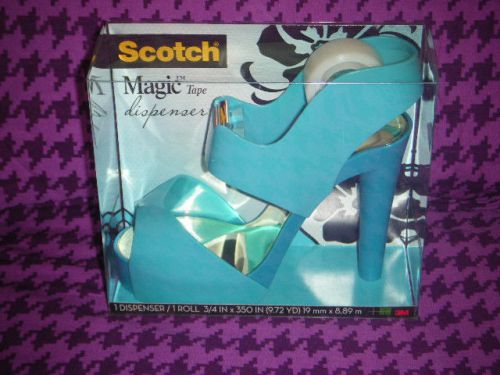 Scotch Brand blue stiletto shoe tape dispenser NIB Last One!!!