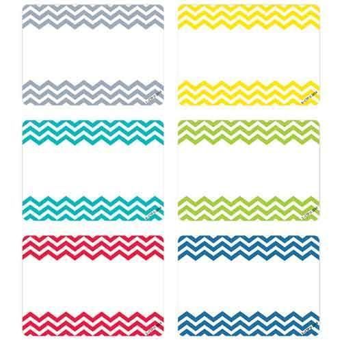 Creative Teaching Press Chevron Solids Labels