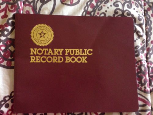 Notary Public Record Book