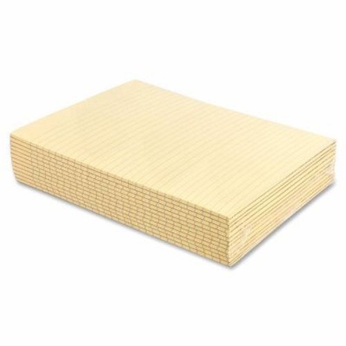 Sparco Memorandum Pads, Wide Rule, 16 lb., 8-1/2&#034;x11&#034;, Canary (SPR5083SP)