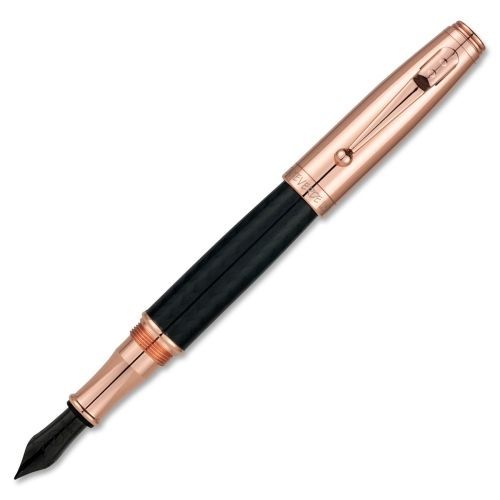 Monteverde MV40062 Fountain Pen - Medium - Rose Gold Barrel - 1 Each