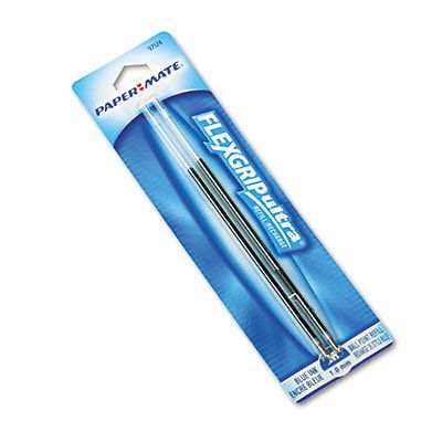 Refills for FlexGrip Elite &amp; Ultra Ballpoint Pens, Medium, Blue, 2/Pack