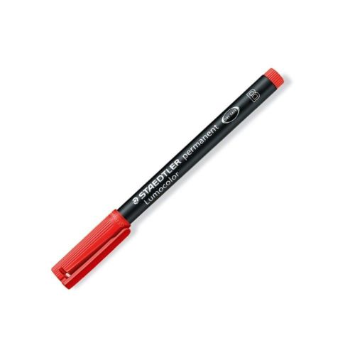 Staedtler 314 Lumocolor Permanent OHP Marker Broad Red