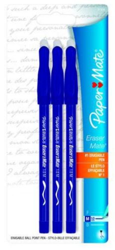 Sanford Eraser Mate 3 Count Blue