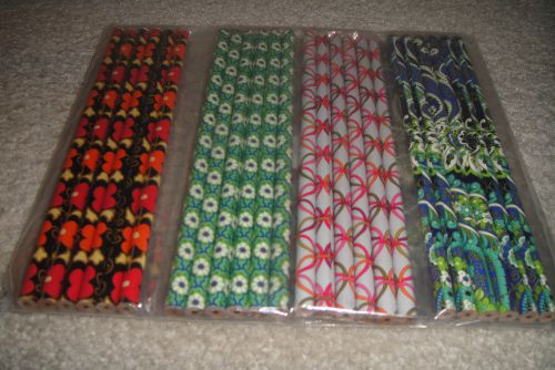 24-VERA BRADLEY GEM PENCILS ~WINTER COLLECTION~ 4 DIFFERENT PATTERNS! NEW IN PKG