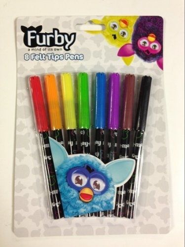 Stifte Set Furby 8 Stuck Pack Mit Filzspitze Marker Brandneu Geschenk